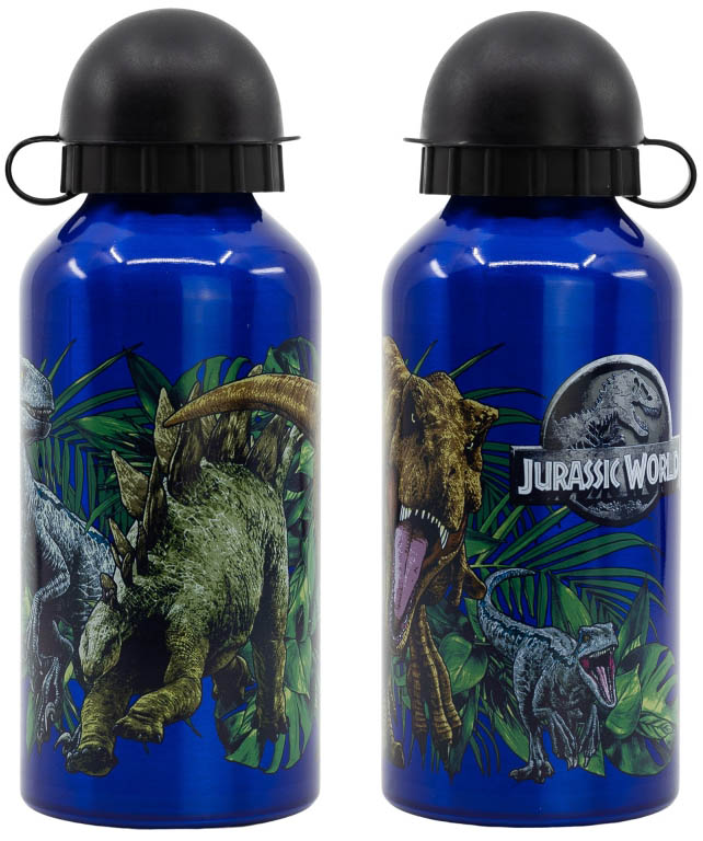 STOR ALU Láhev na pití Dinosauři Jurský svět 400ml