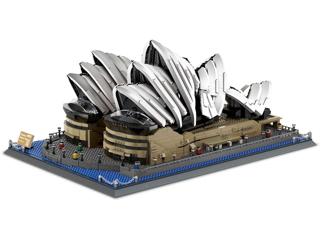 Wange 8210 – Sydney Opera House, Austrálie | 2937 dílků | Architektonická stavebnice