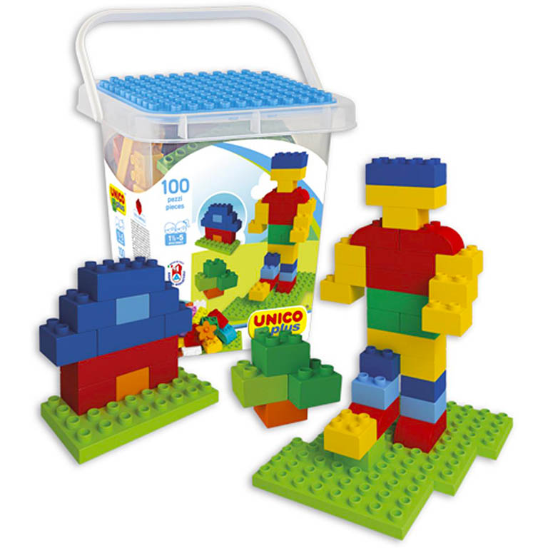 Unico Plus Sada kostek v boxu kompatibilní 100 dílů