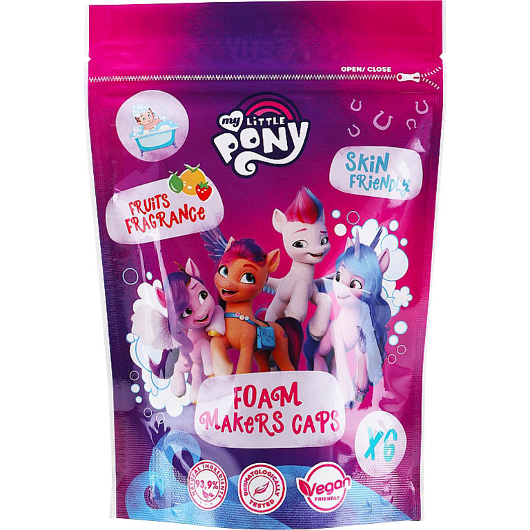 EDG Pěnivé kapsle do koupele My Little Pony s ovocnou vůní 6x20g