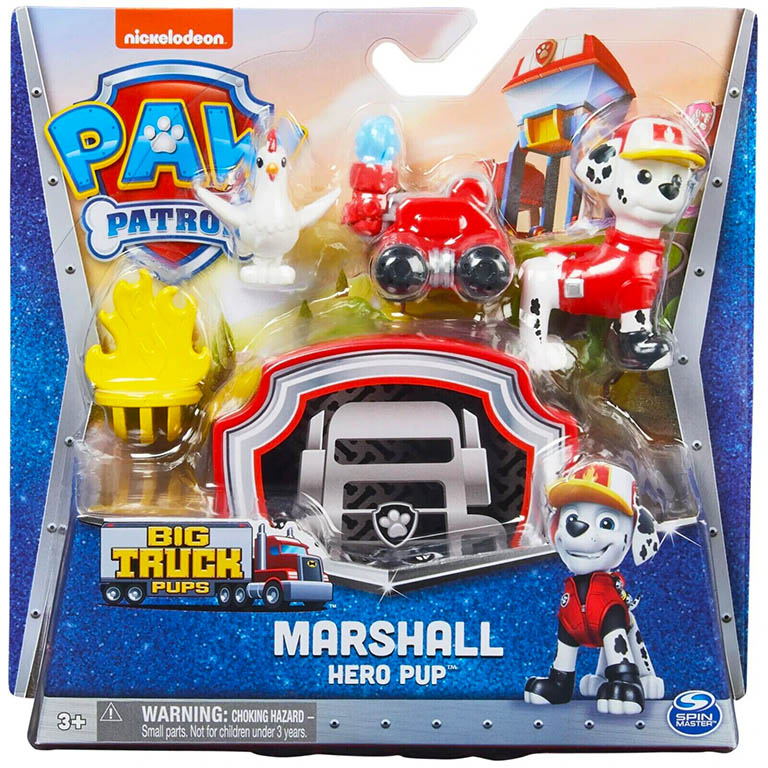 SPIN MASTER Figurka Paw Patrol Marshall Big Truck Pups hrací sada