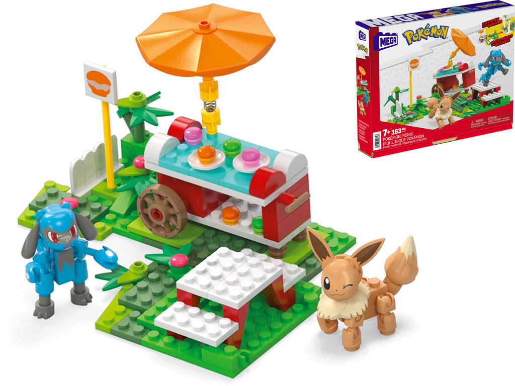 MEGA BLOKS Stavebnice Mega Construx Pokémon Piknik 163 dílů