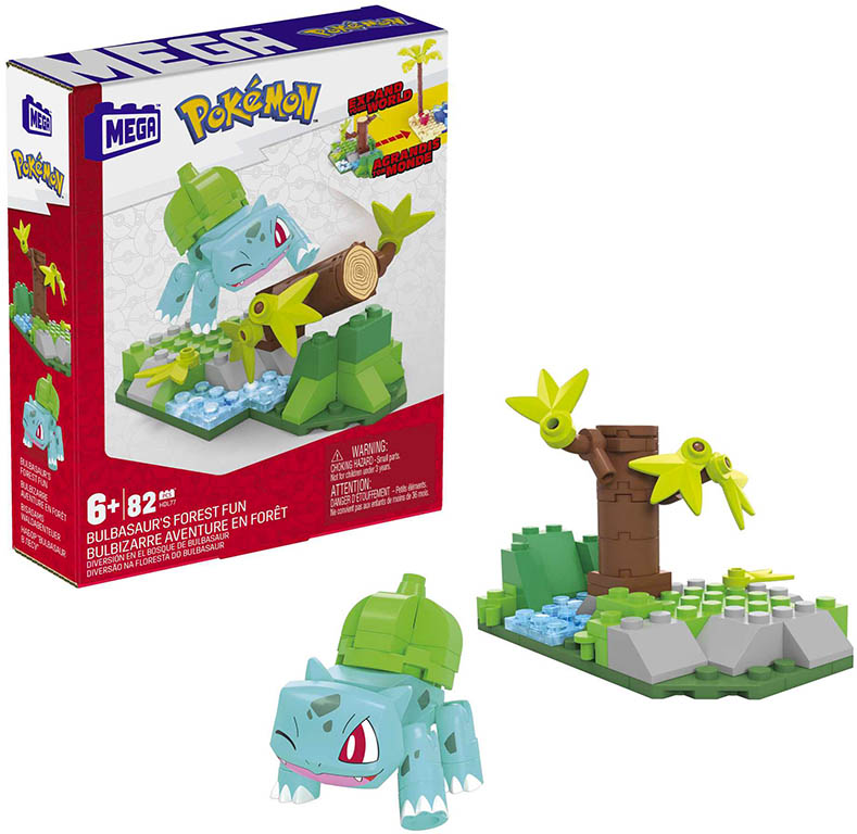 MEGA BLOKS Stavebnice Mega Construx Pokémon Lesní trek 82 dílů