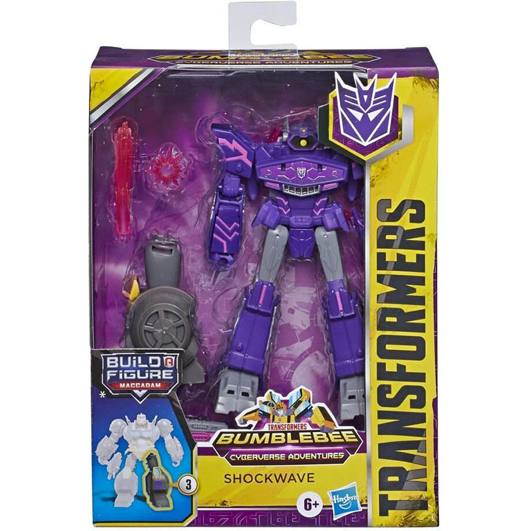 HASBRO Transformers Bumblebee Cyberverse Adventures Shockwave Deluxe class 14cm