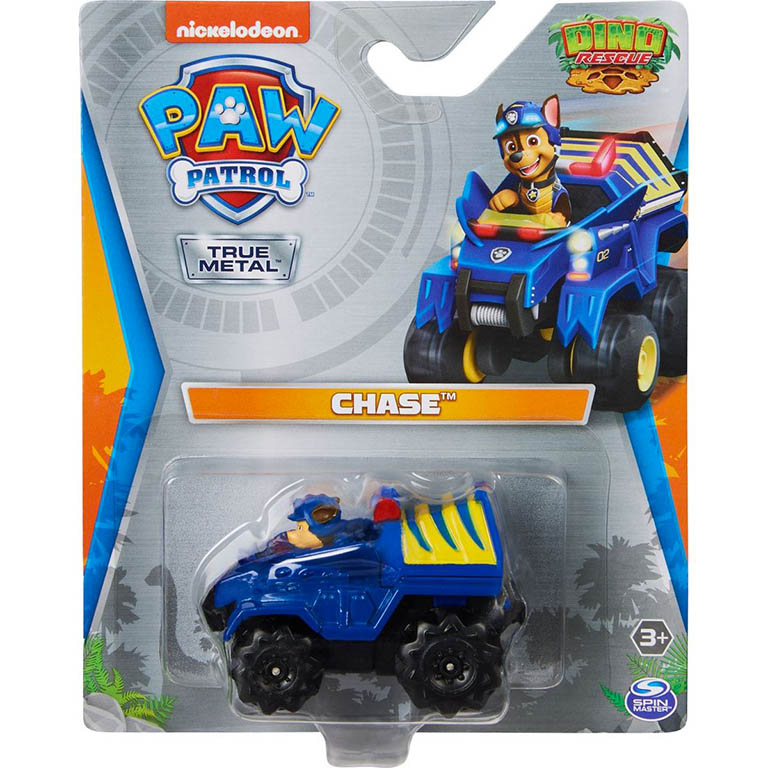 SPIN MASTER Autíčko Paw Patrol Chase True Metal Dino Rescue