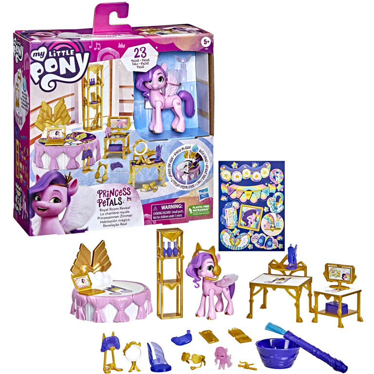 HASBRO My Little Pony Královská komnata proměna hrací sada 23ks