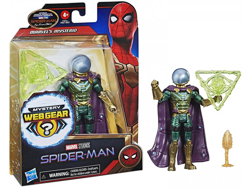 HASBRO Figurka Spiderman Mysterio Mystery Web Gear 13cm