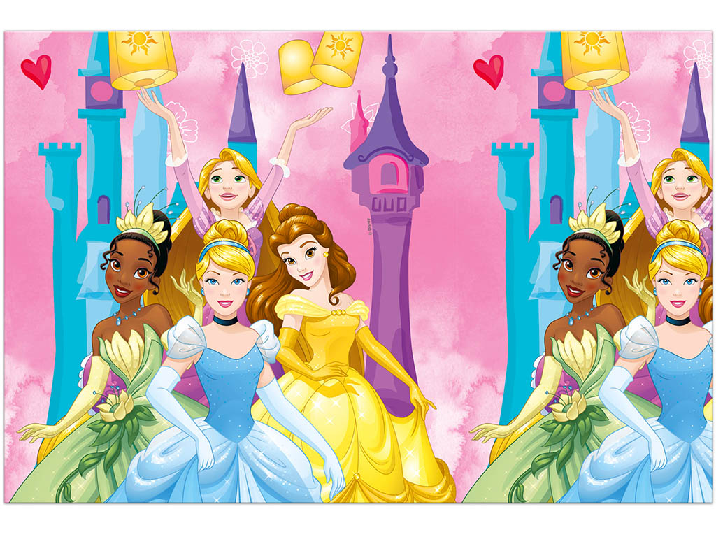 PROCOS Plastový ubrus Disney Princess 120x180