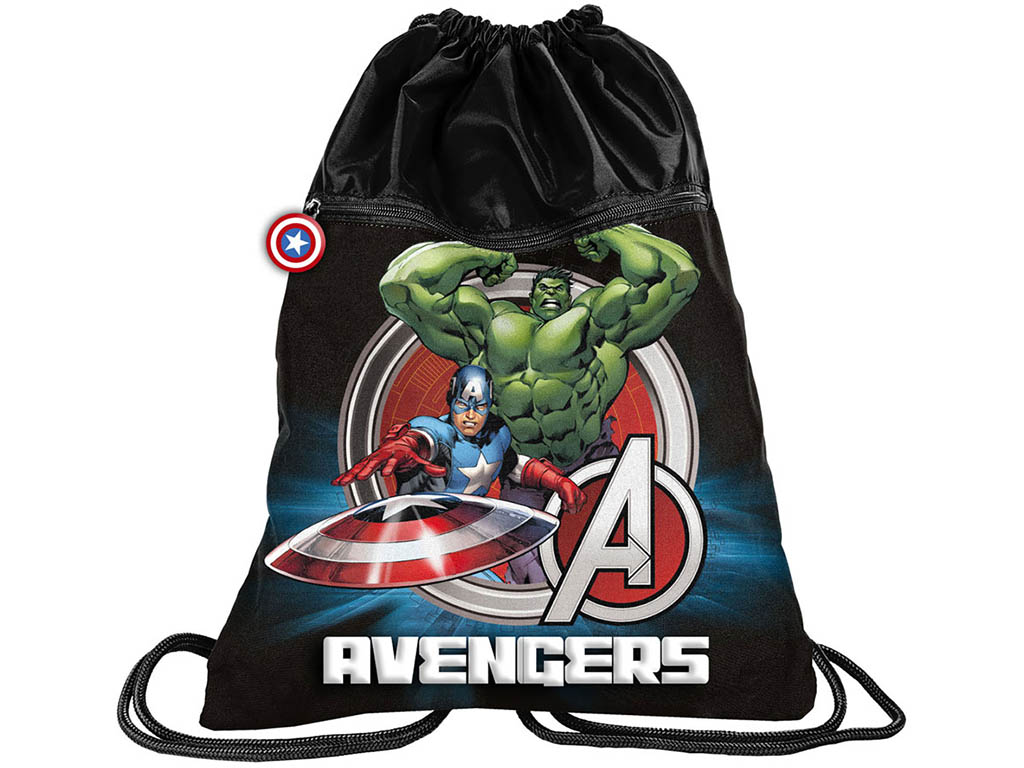 PASO Sportovní lehký batůžek Avengers / Sáček Avengers Fight Premium 34x45 cm