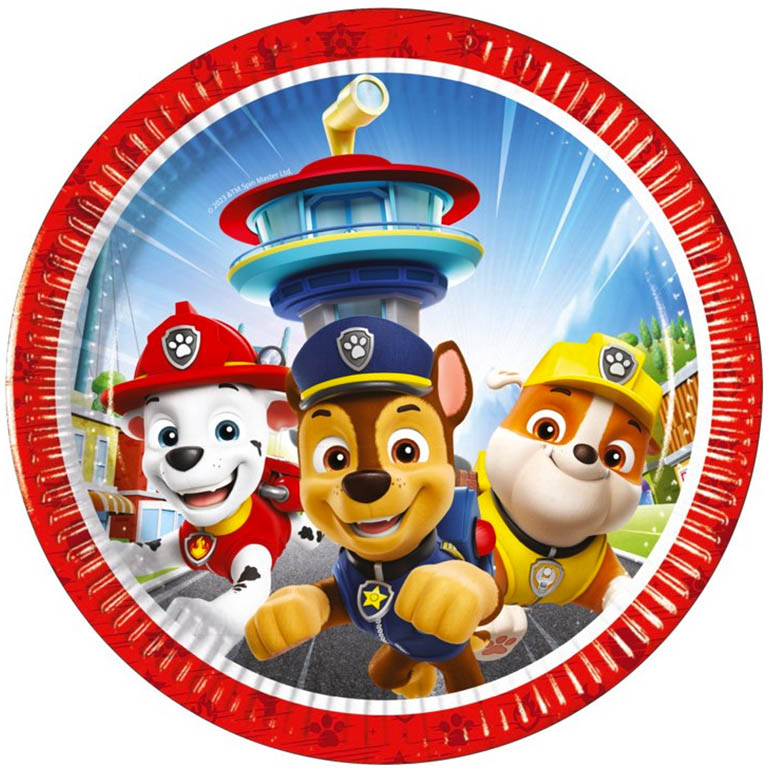 PROCOS Papírové talíře Paw Patrol 20cm 8ks