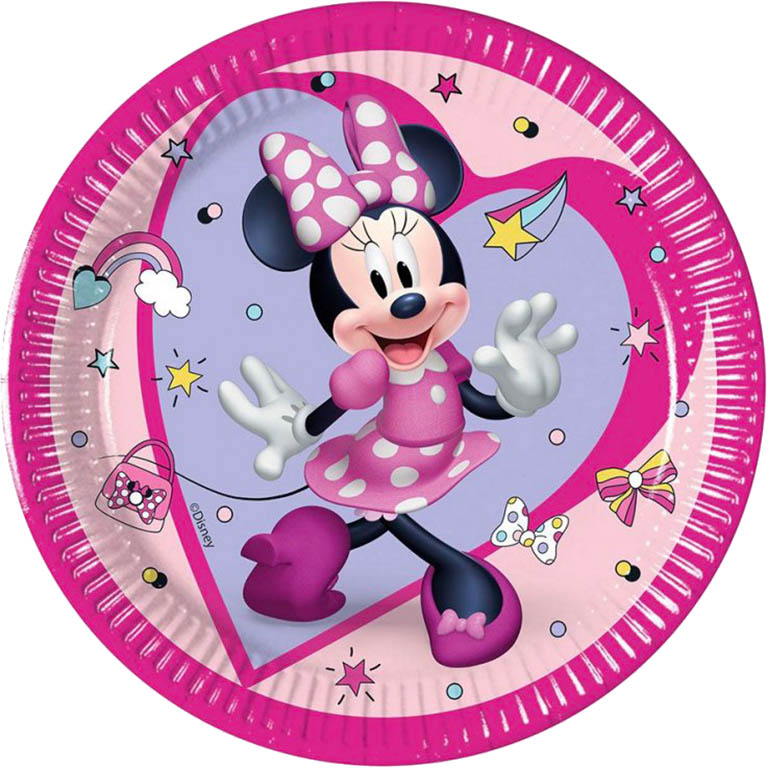 PROCOS Papírové talíře Minnie Mouse 20cm 8ks