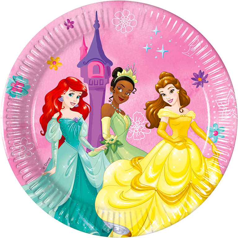 PROCOS Papírové talíře Disney Princess 20cm 8ks