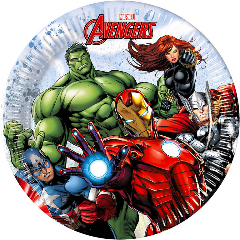 PROCOS Papírové talíře Avengers 20cm 8ks