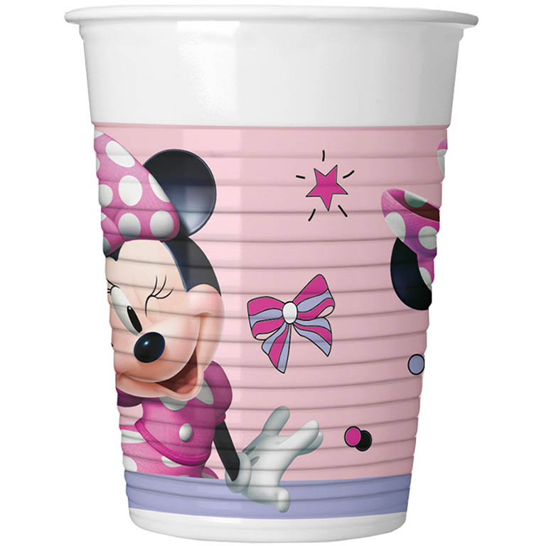 PROCOS Plastové kelímky Minnie Mouse 8ks 200ml