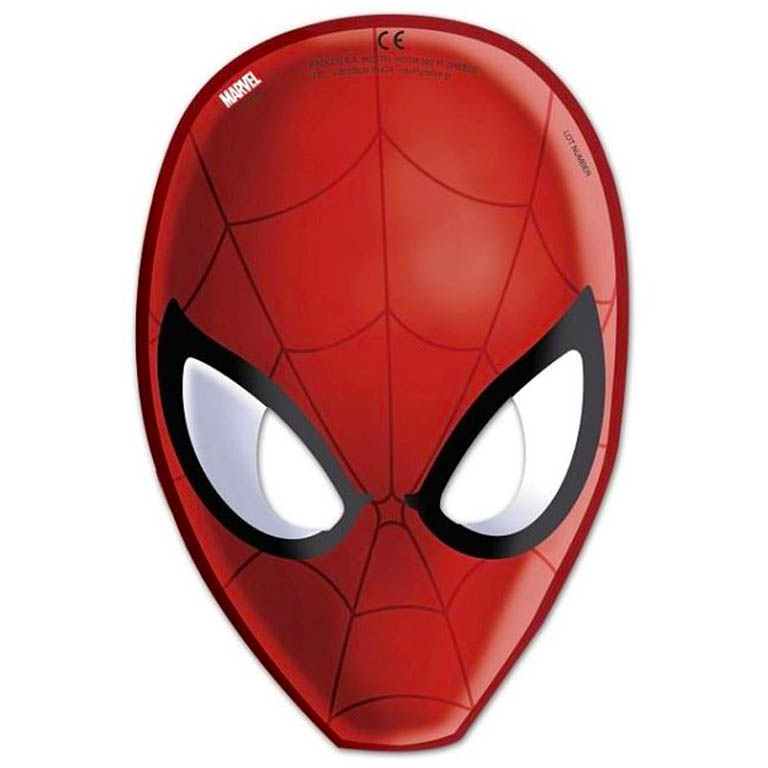 PROCOS Papírové masky Spiderman sada 6ks