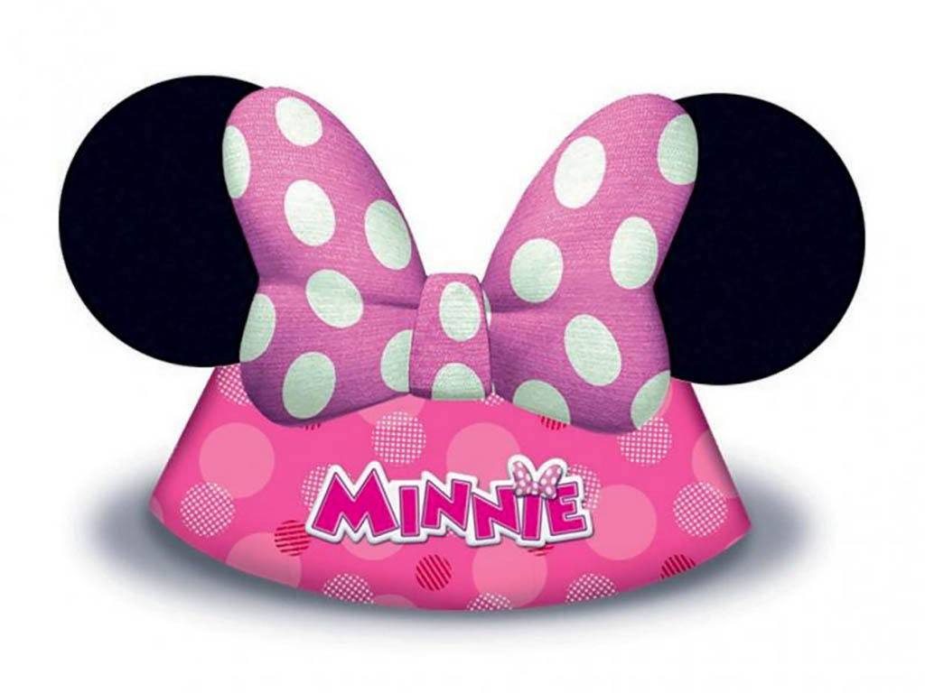 PROCOS Párty kloboučky Minnie Mouse 6ks