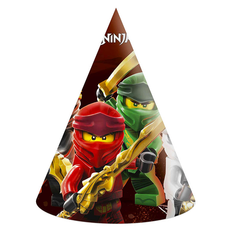 PROCOS Párty kloboučky LEGO Ninjago 6ks