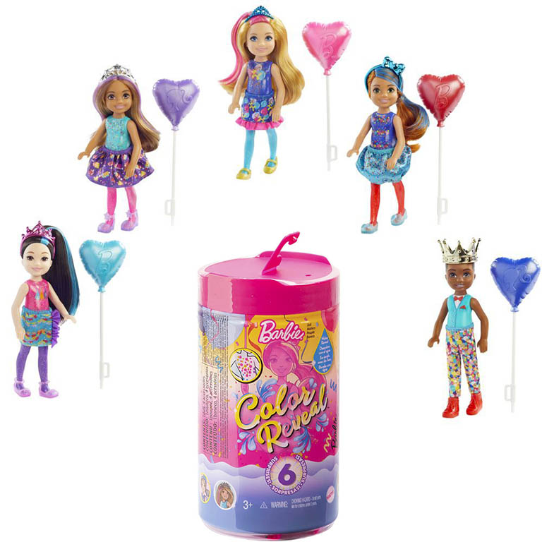 MATTEL Barbie Color reveal Party - krabička s překvapením