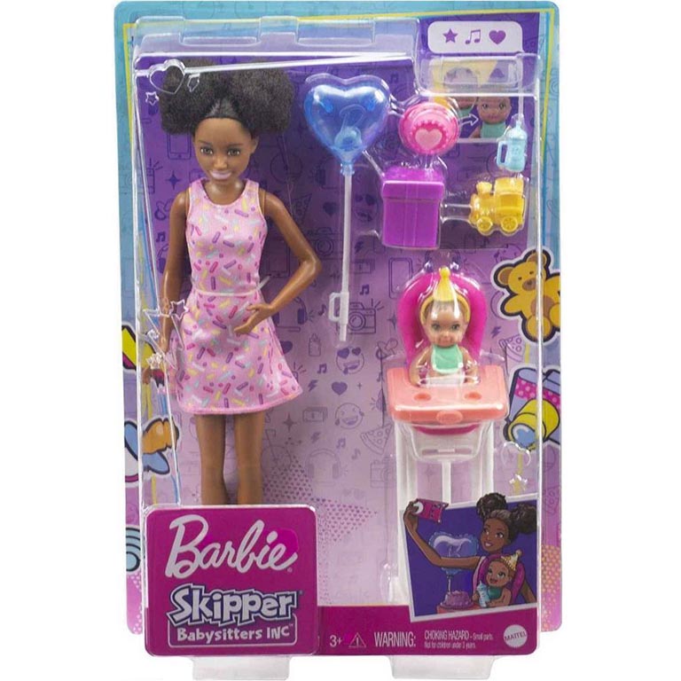 MATTEL Barbie Chůva Skipper narozeninová oslava GRP41 26cm