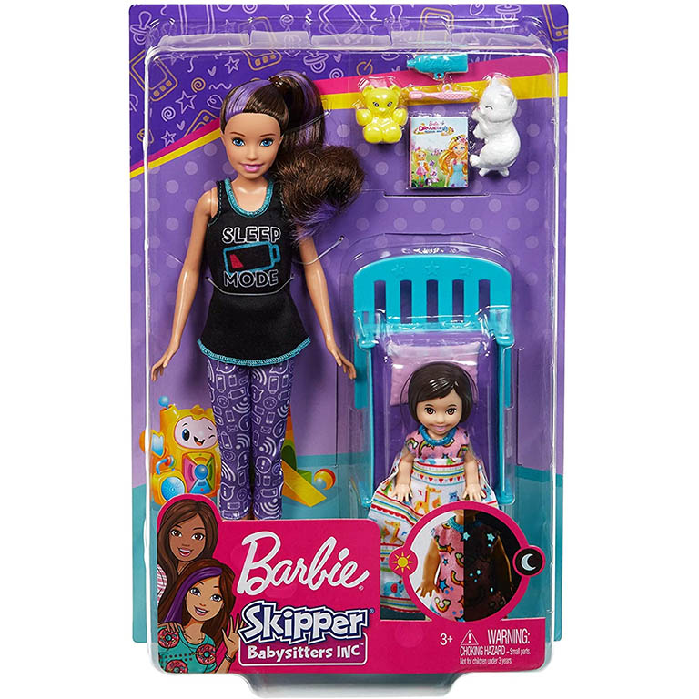 MATTEL Barbie Chůva Skipper sladké sny 26cm