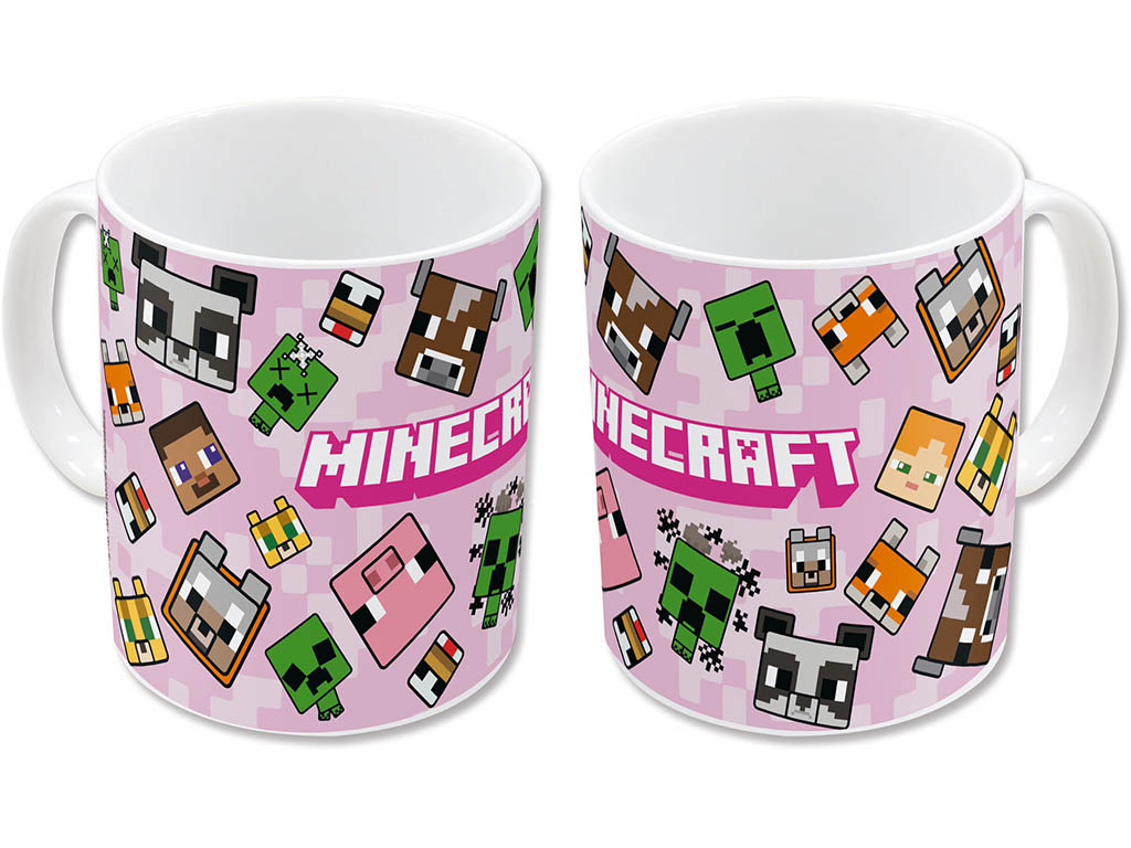 STOR Keramický hrnek Minecraft / hrneček Minecraft Girl 325ml