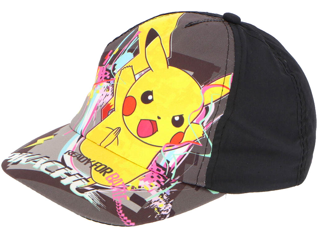 DIFUZED Dětská kšiltovka Pokémon Pikachu Battle černá Velikost: 56