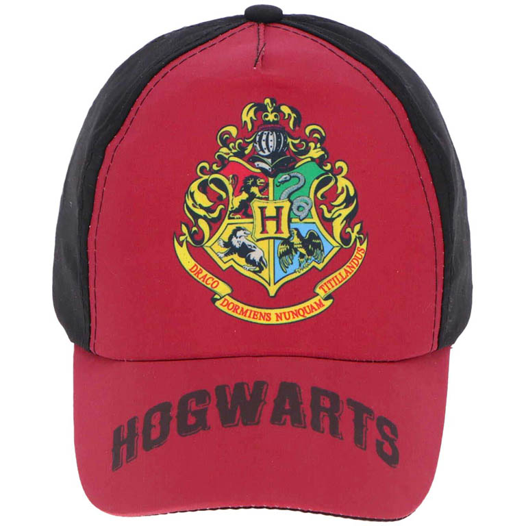 UNITED Dětská kšiltovka Harry Potter Hogwarts II Barva: ČERVENO-ČERNÁ, Velikost: 54