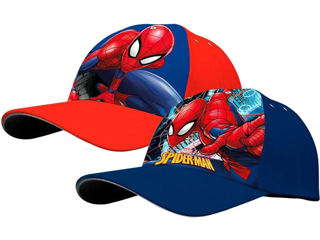 EUROSWAN Dětská kšiltovka Spiderman Barva: ČERVENÁ, Velikost: 54