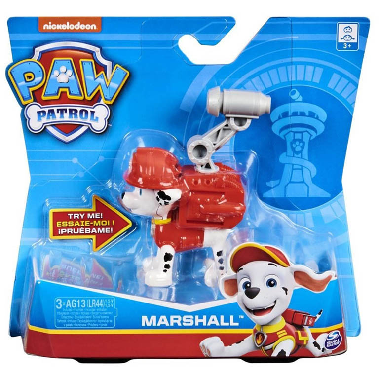 SPIN MASTER Figurka Paw Patrol Marshall s akčním batohem a zvukem