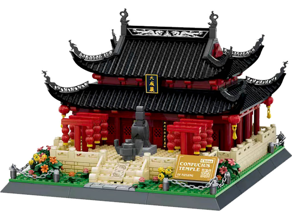 Wange Architect stavebnice Konfuciův chrám kompatibilní 966 dílů