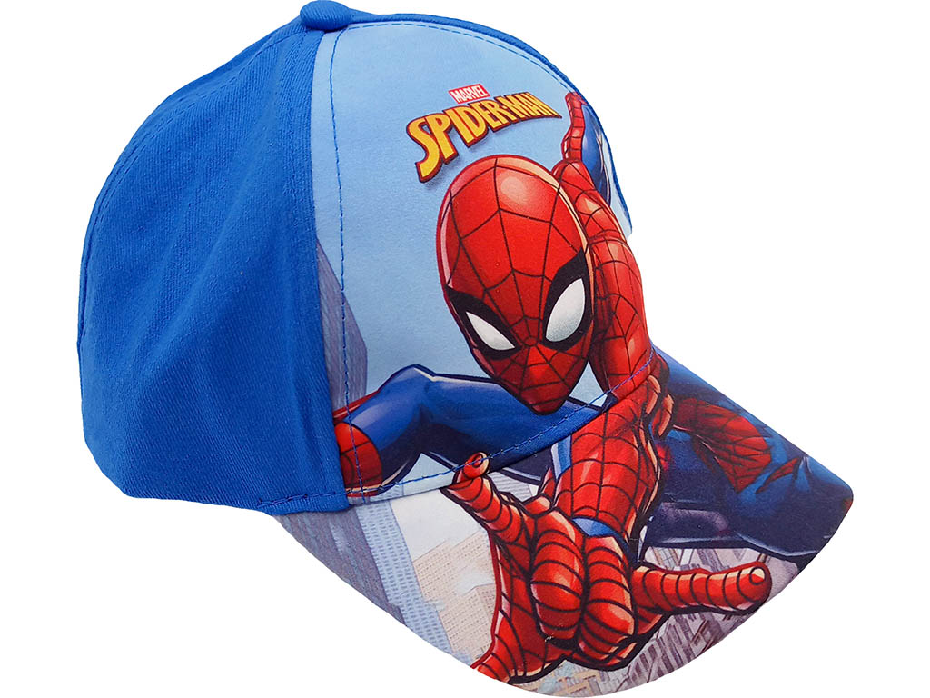FASHION UK Dětská kšiltovka Spiderman Marvel Barva: SVĚTLE MODRÁ, Velikost: 54
