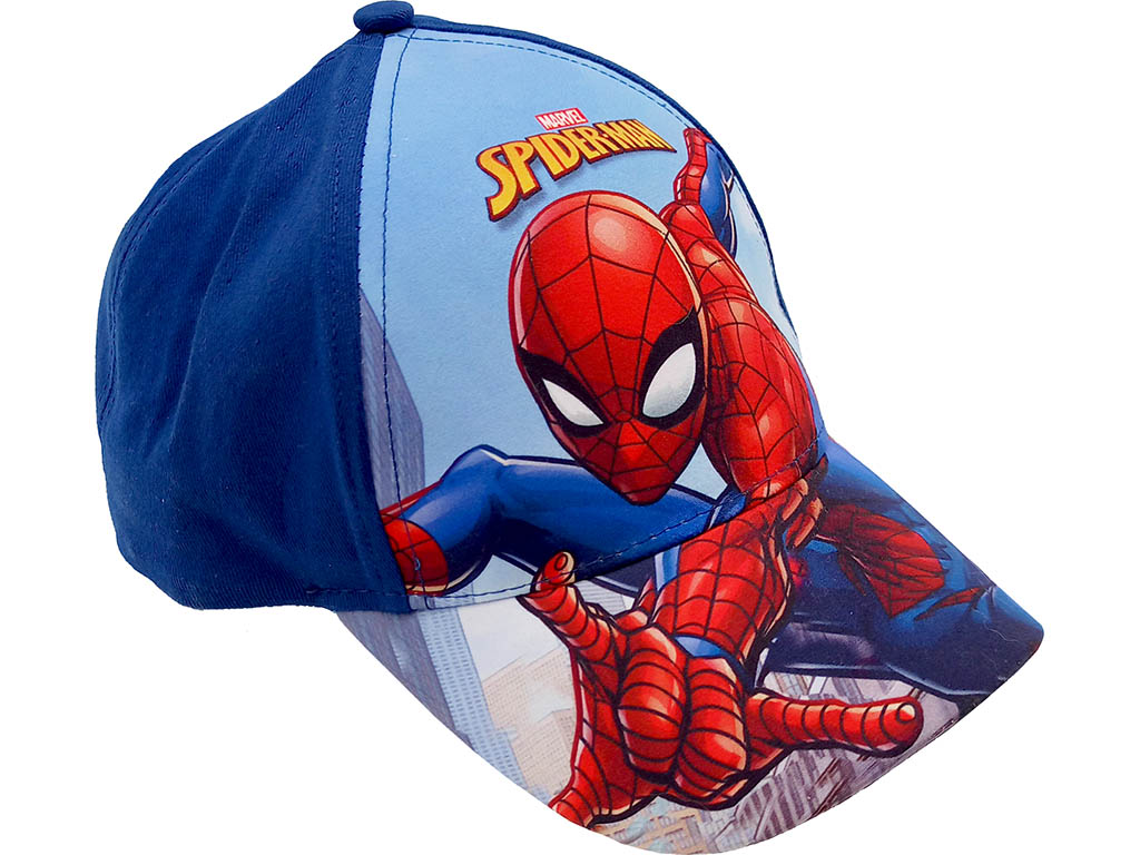 FASHION UK Dětská kšiltovka Spiderman Marvel Barva: TMAVĚ MODRÁ, Velikost: 54