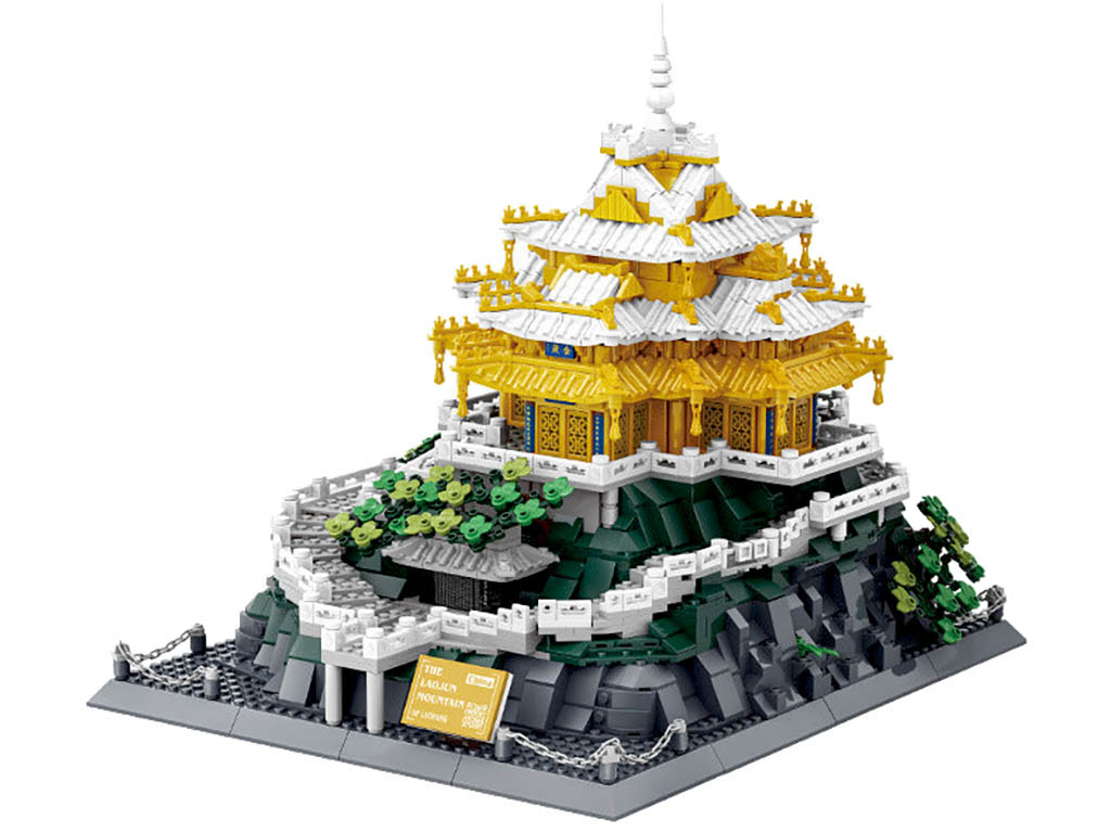 Wange 6234 – Hora Laojun s pavilonem | 1692 dílků | Architektonická stavebnice