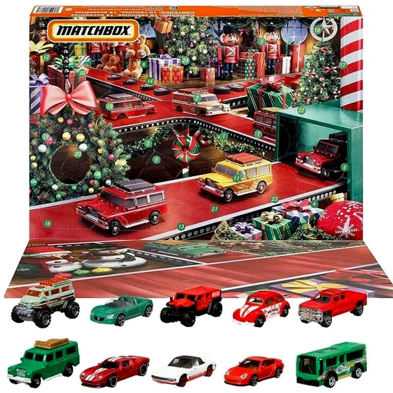 MATTEL Adventní kalendář Matchbox