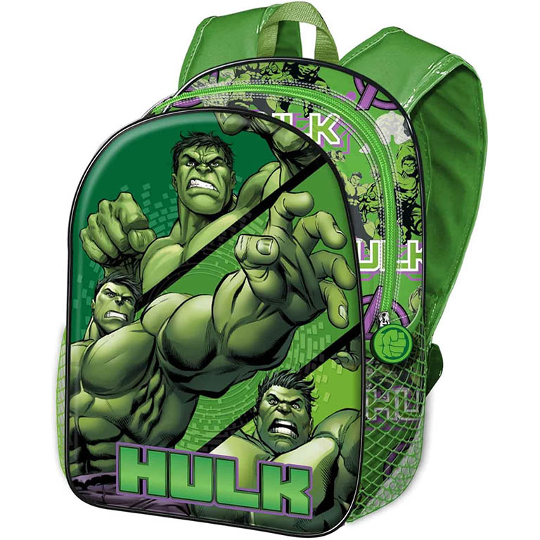KARACTERMANIA Dětský batoh Avengers Hulk 3D 31 cm zelený