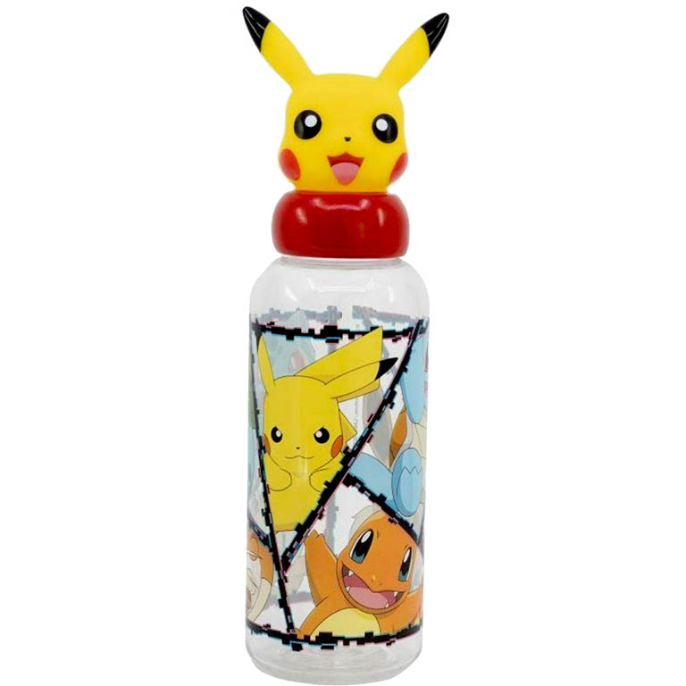 STOR Láhev na pití Pokémon Pikachu 3D víčko 560ml