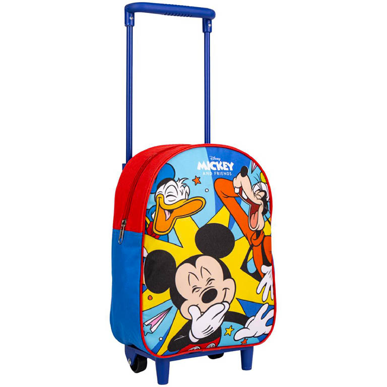 CERDA Kufr na kolečkách Mickey Mouse 29cm červený