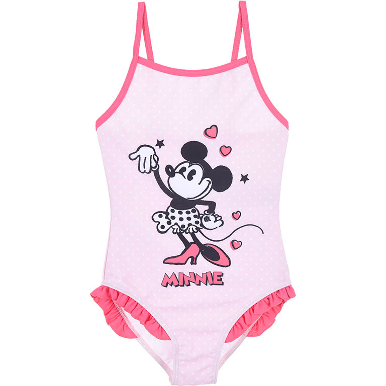 SUN CITY Dívčí plavky Minnie Mouse růžové Velikost: 104 (4 roky)