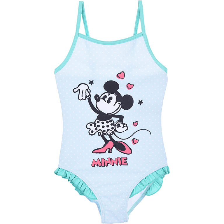 SUN CITY Dívčí plavky Minnie Mouse tyrkysové Velikost: 98 (3 roky)