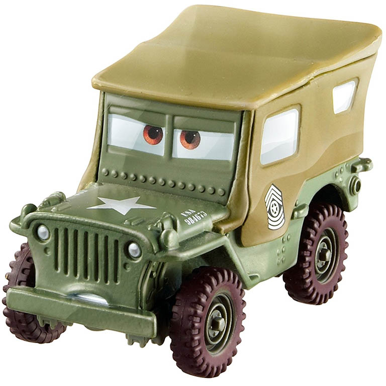 MATTEL Cars autíčko kovové 1:55 - výběr DESIGN: SARGE