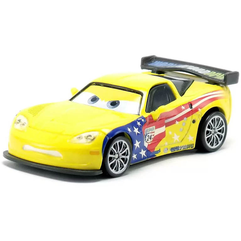 MATTEL Cars autíčko kovové 1:55 - výběr DESIGN: JEFF CORVETTE