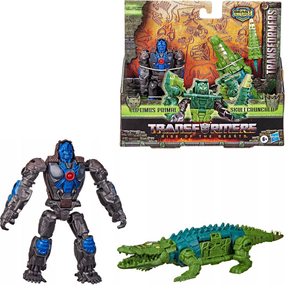 HASBRO Figurka Transformers Rise of the beasts Optimus Primal + Skullcruncher