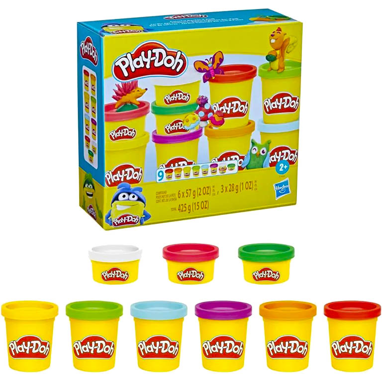 HASBRO Play-Doh Modelovací sada Barevná zahrada 9 kelímků