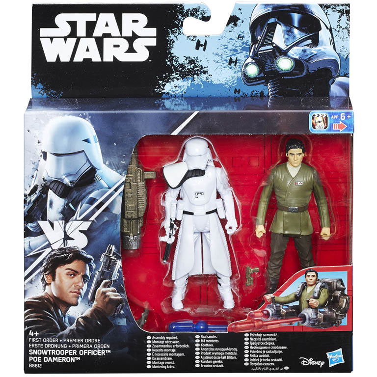 HASBRO Star Wars figurky Snowtrooper Officer a Poe Dameron 10cm