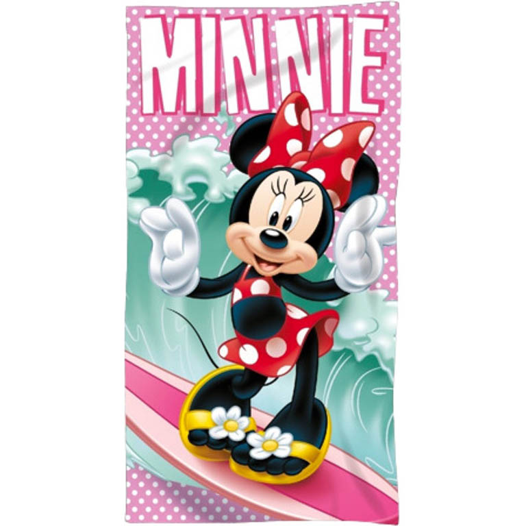 FARO Osuška Minnie Mouse / ručník Minnie Mouse Surf 70x140 bavlna