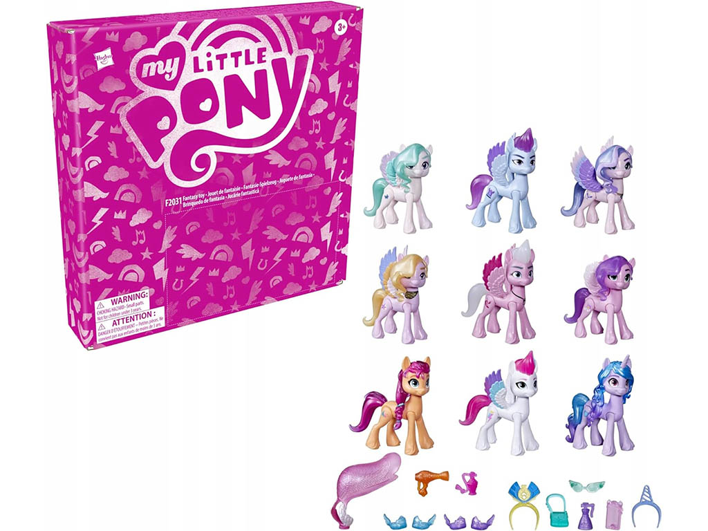 HASBRO Figurky My Little Pony 9ks + příslušenství
