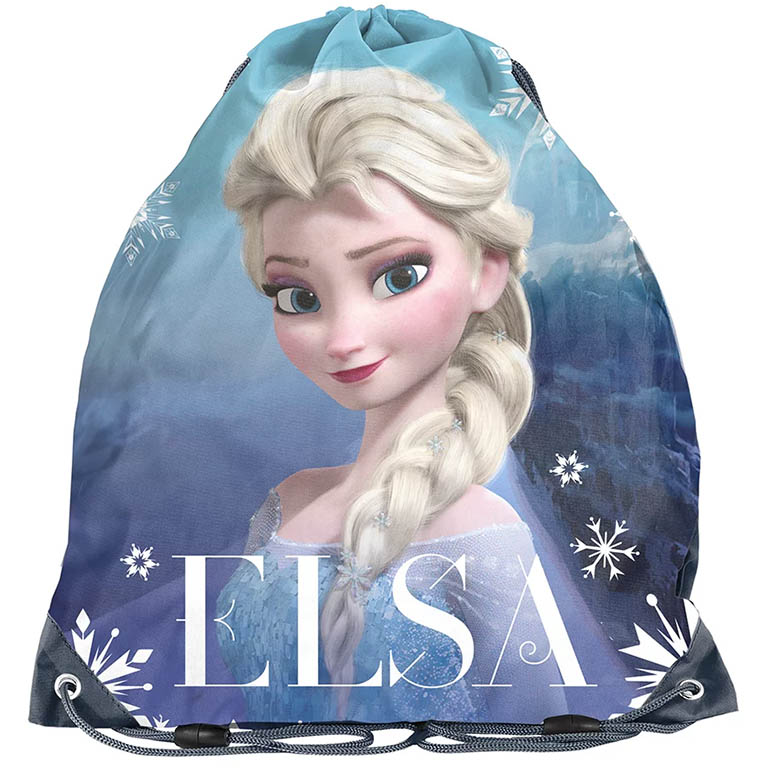 PASO Sáček na přezůvky a tělocvik Frozen Ledové království Elsa 38x34 cm