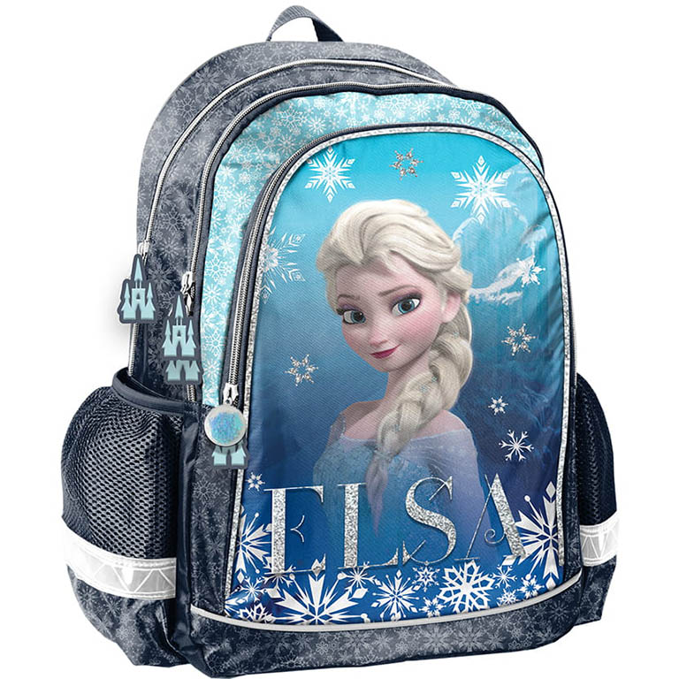 PASO Školní batoh Frozen Ledové království Elsa ergonomický 38cm modrý