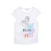 Dětské tričko Frozen Elsa bílé třpytivé