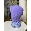 Dětská zimní kukla s nákrčníkem – fleece fialová